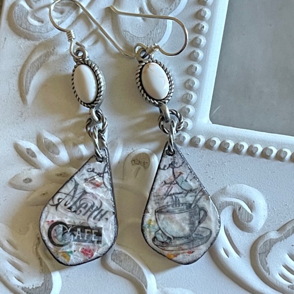 OOAK Artisan Earrings - Sterling Silver Ear Wires - Picture 2 of 9